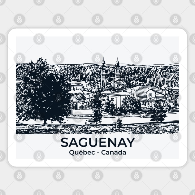 Saguenay - Québec Magnet by Lakeric